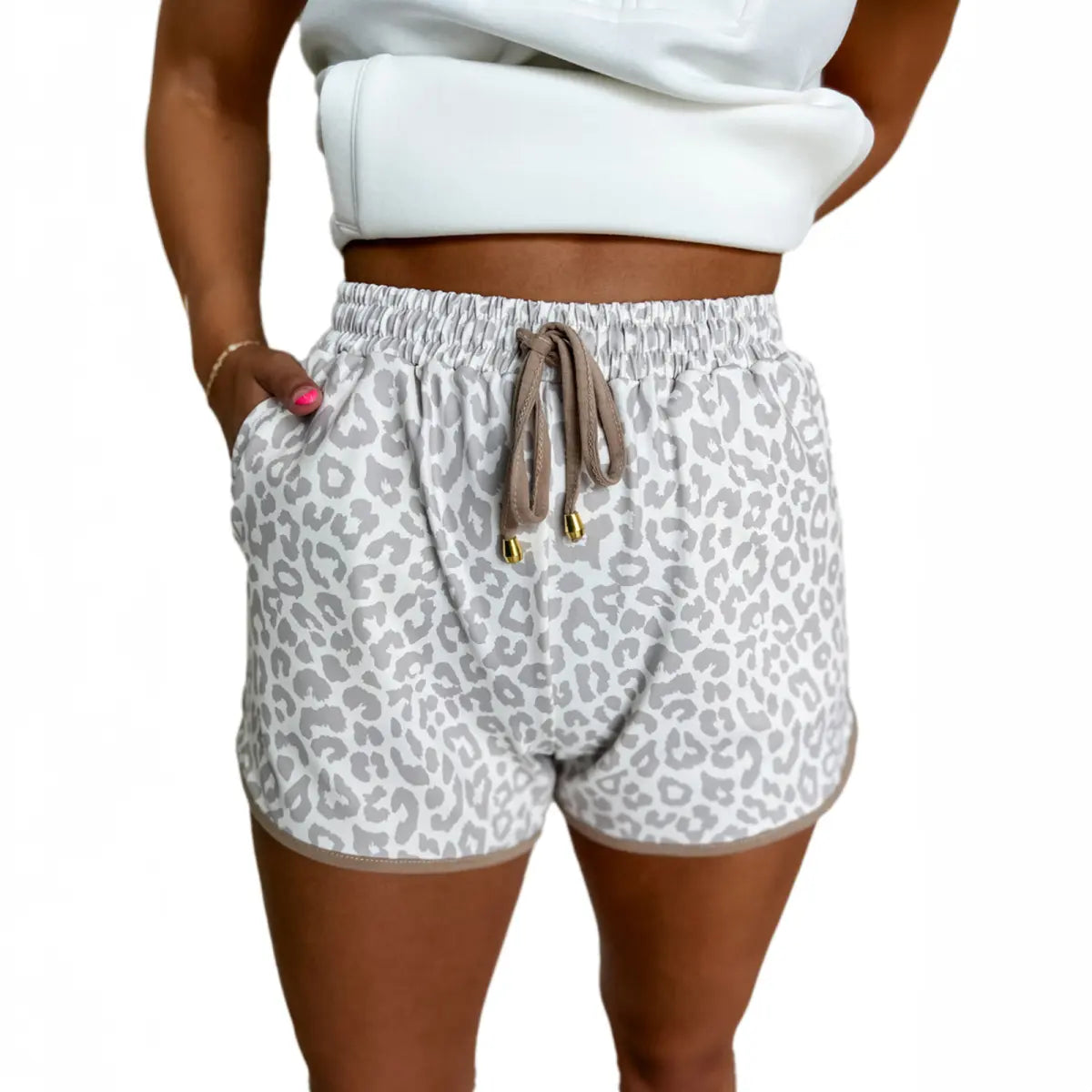 Last Day Save 49% ⏰🎉Znacicc Women's Checkered Drawstring Casual Shorts