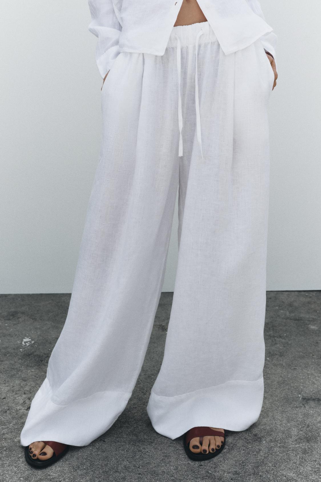 🌷Last day 50%OFF🔥100% LINEN PALAZZO SET(Buy 2 Free Shipping)