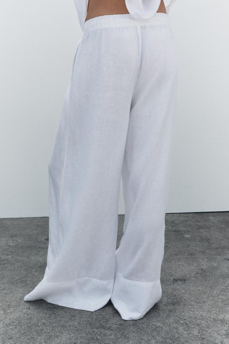 🌷Last day 50%OFF🔥100% LINEN PALAZZO SET(Buy 2 Free Shipping)