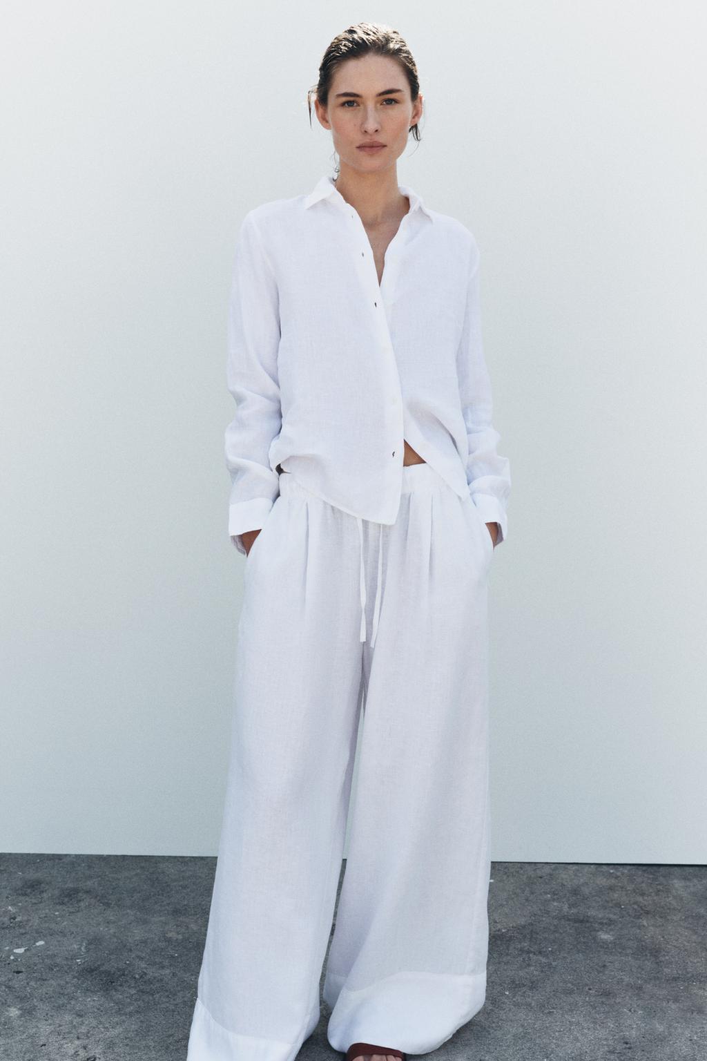 🌷Last day 50%OFF🔥100% LINEN PALAZZO SET(Buy 2 Free Shipping)