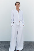 🌷Last day 50%OFF🔥100% LINEN PALAZZO SET(Buy 2 Free Shipping)