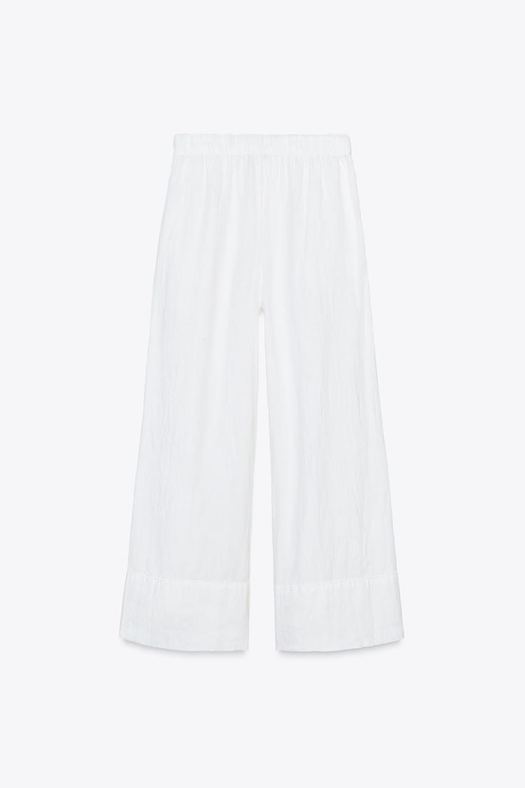 🌷Last day 50%OFF🔥100% LINEN PALAZZO SET(Buy 2 Free Shipping)