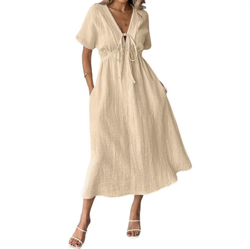 💕💕Hot Deal✨ Summer Loose Beach Dress with Pockets 👗