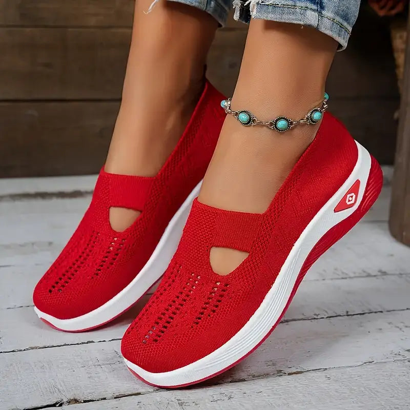 💕💕Rain Core Plus Size Women's Slip-Ons - Airy Mesh Sneakers
