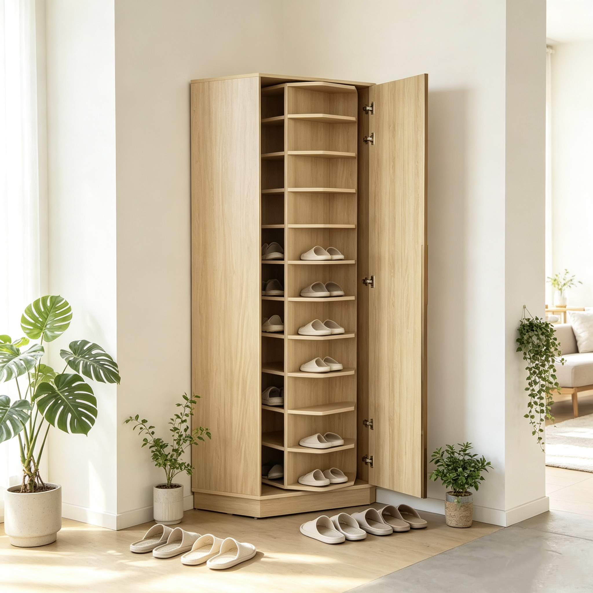 🤲High-end quality🌟[Clearance sale]360° Rotating Shoe Rack – Holds 96 Pairs（🎁Special Sale—Free Shipping）