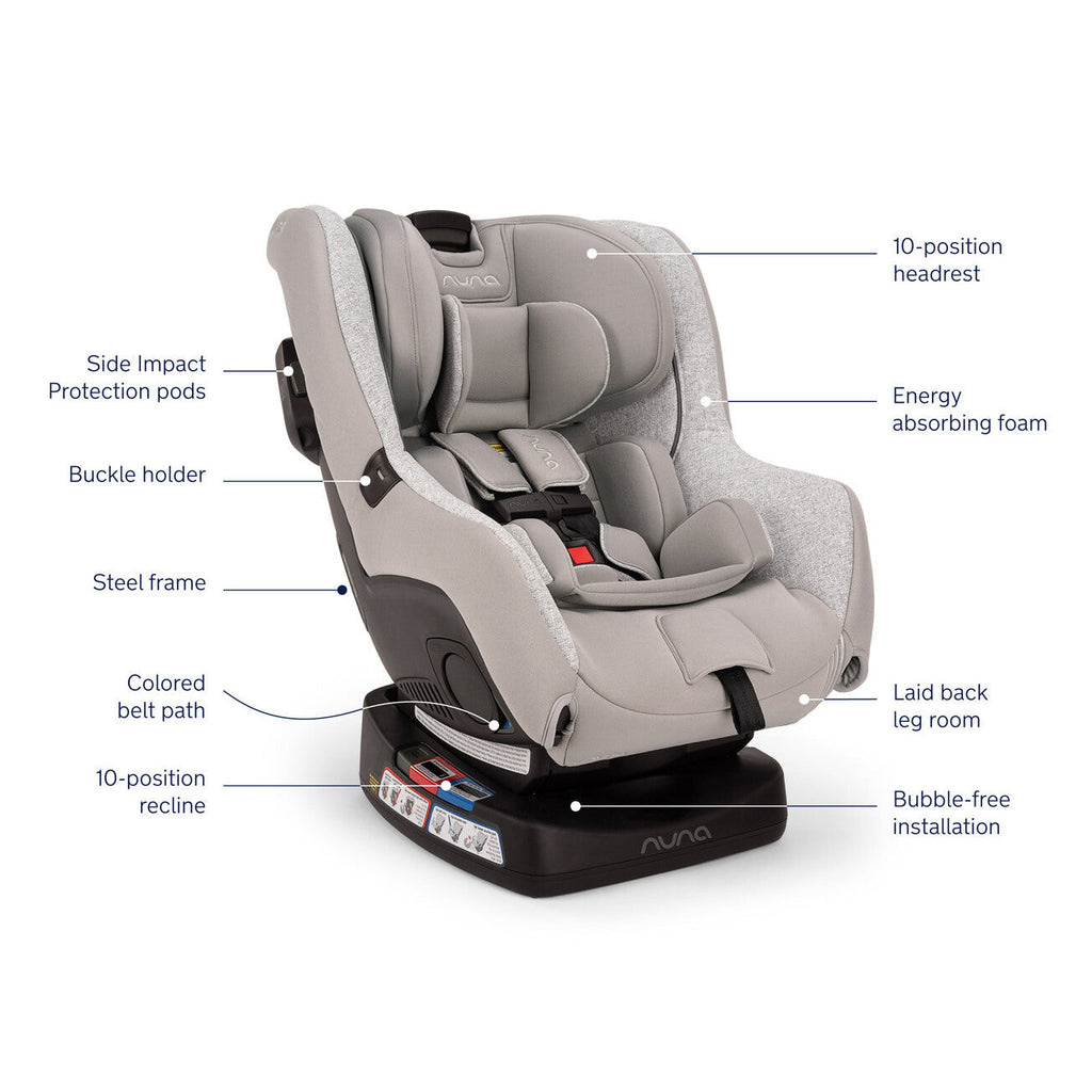 🎉Nuna RAVA Convertible Car Seat - Sterling（🎁Special Sale—Free Shipping）