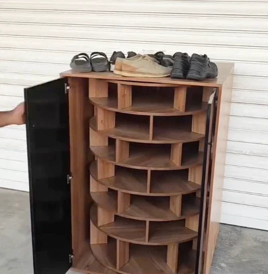 💪High-end quality🎉Clearance sale Large capacity rotating shoe rack（🎁Special Sale—Free Shipping）