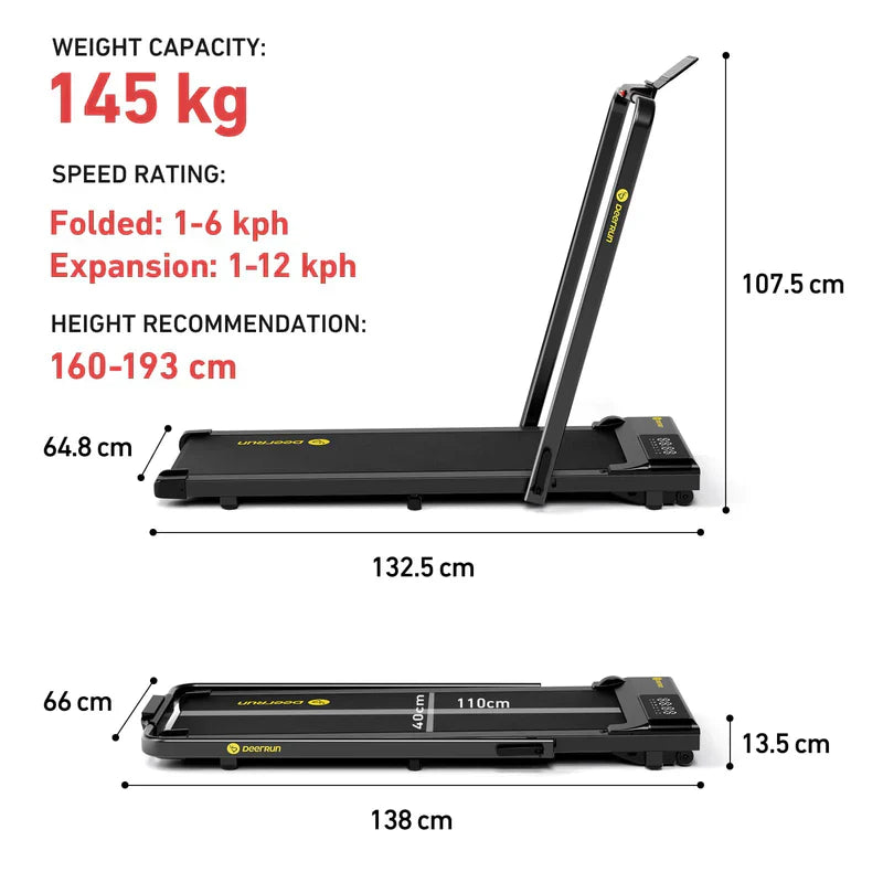 🎉DeerRun A5 PRO Vitality – 2026 Smart 2-in-1 Folding Treadmill, with an Upgraded Chip and NFC Support（🎁Special Sale—Free Shipping）
