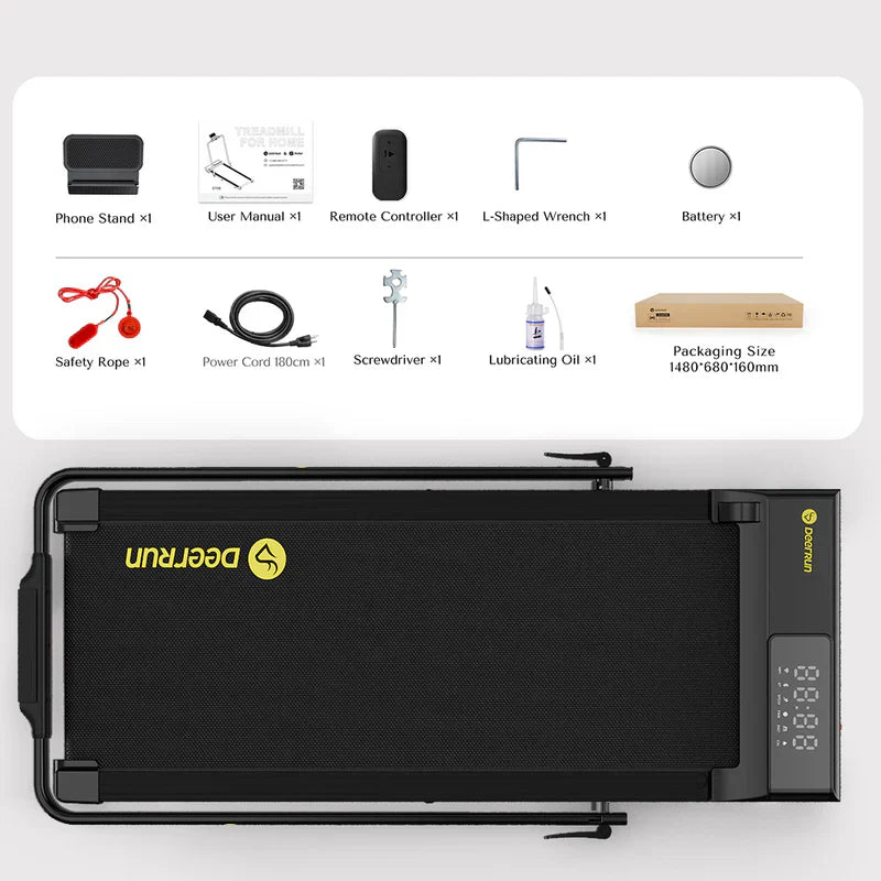 🎉DeerRun A5 PRO Vitality – 2026 Smart 2-in-1 Folding Treadmill, with an Upgraded Chip and NFC Support（🎁Special Sale—Free Shipping）