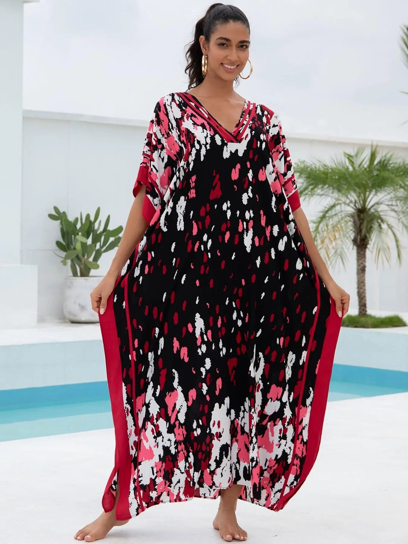 Last Day! Save 49% ⏰🔥 Striped Bohemian Kaftan Dress 🧵