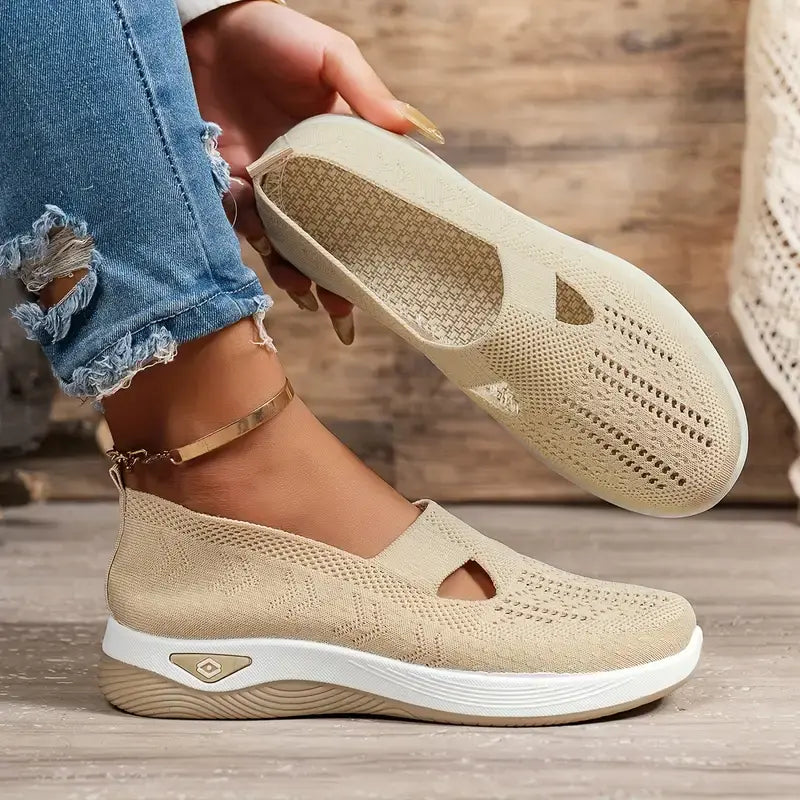 💕💕Rain Core Plus Size Women's Slip-Ons - Airy Mesh Sneakers
