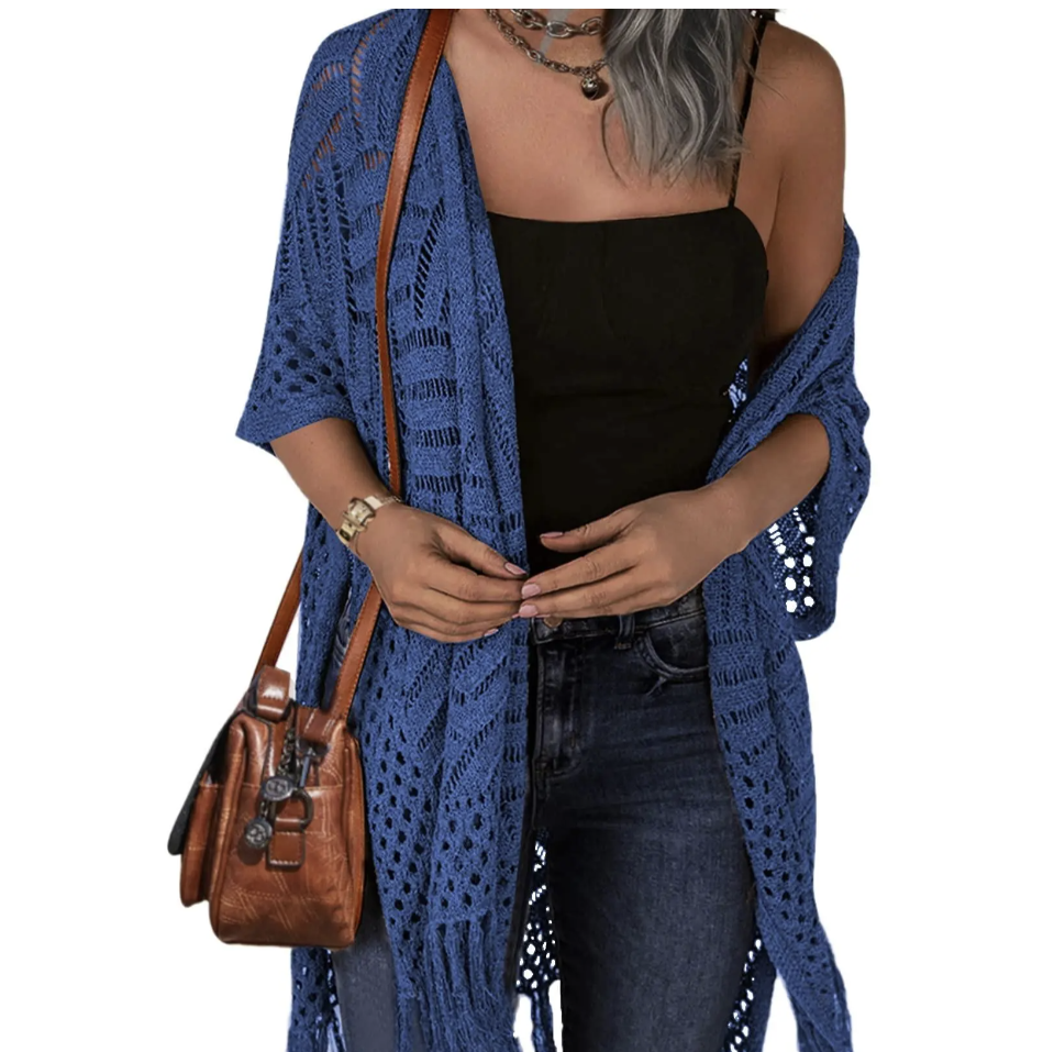 💕💕 Women's Tassel Hollow Crochet Cardigan  ON SALE 💐