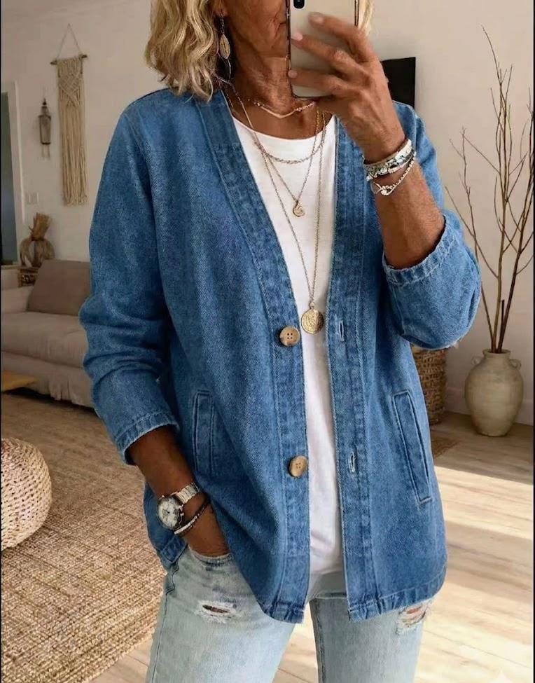 💕💕2026 Hot Sale Lightweight Denim Cardigan