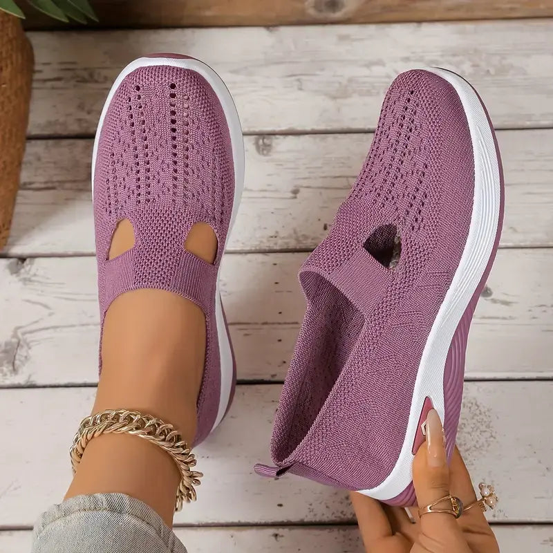 💕💕Rain Core Plus Size Women's Slip-Ons - Airy Mesh Sneakers