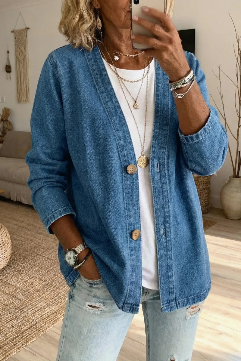 💕💕2026 Hot Sale Lightweight Denim Cardigan