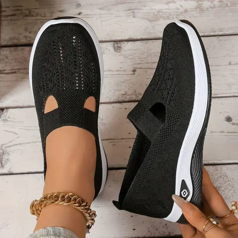 💕💕Rain Core Plus Size Women's Slip-Ons - Airy Mesh Sneakers