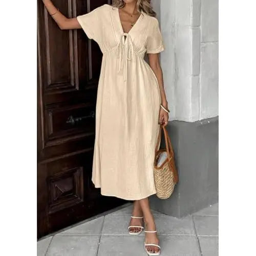 💕💕Hot Deal✨ Summer Loose Beach Dress with Pockets 👗
