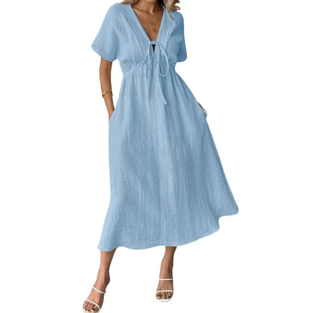 💕💕Hot Deal✨ Summer Loose Beach Dress with Pockets 👗