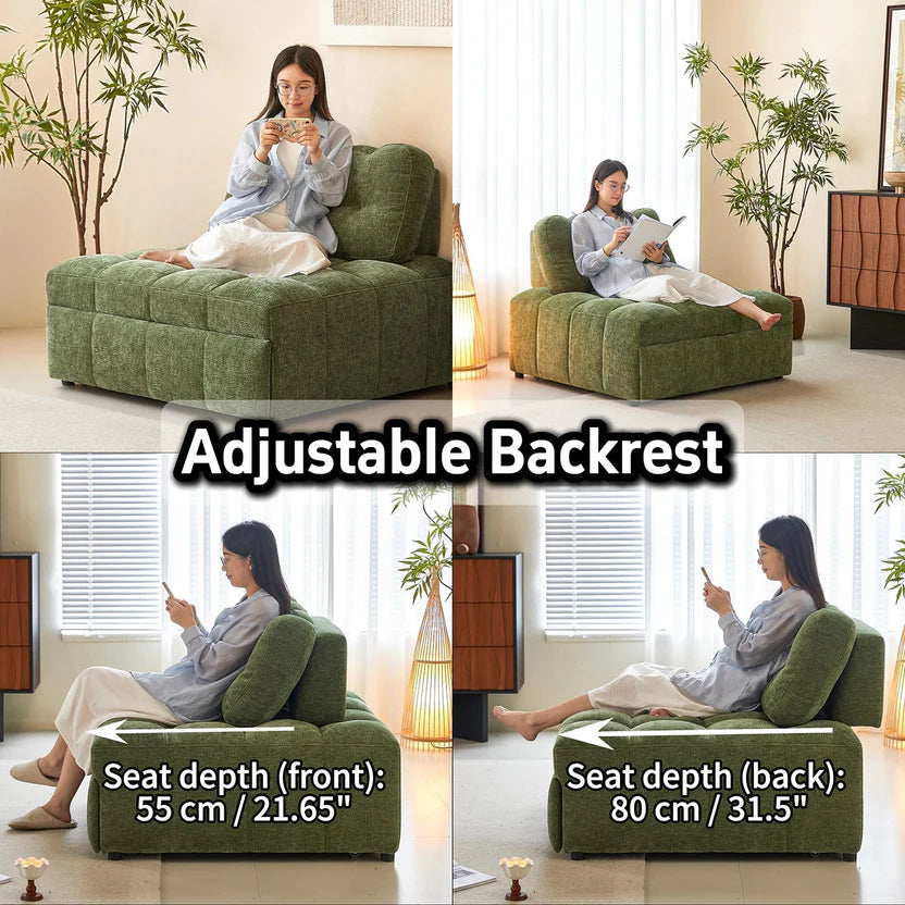 🤲 Factory direct salese💥3-in-1 Convertible Sofa Bed Chair – Cozy Lounge Chair, Sleeper Sofa & Space-Saving Relaxation Bed