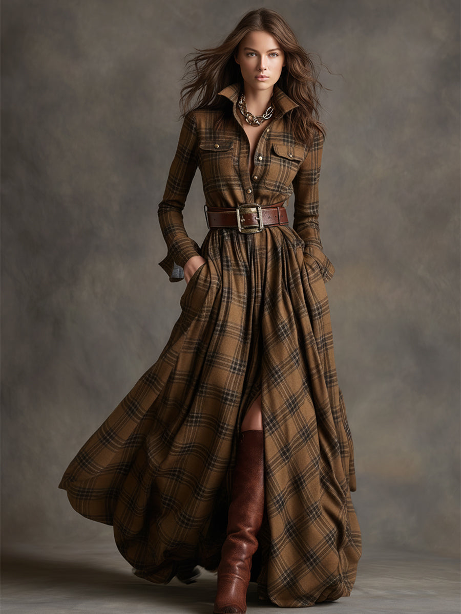 Scarlett | Belted Shirt Dress