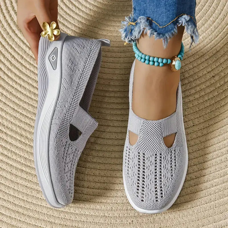 💕💕Rain Core Plus Size Women's Slip-Ons - Airy Mesh Sneakers