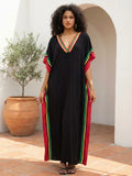 Last Day! Save 49% ⏰🔥 Striped Bohemian Kaftan Dress 🧵