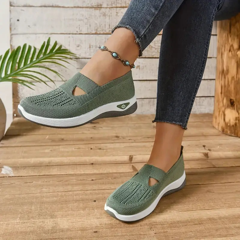 💕💕Rain Core Plus Size Women's Slip-Ons - Airy Mesh Sneakers