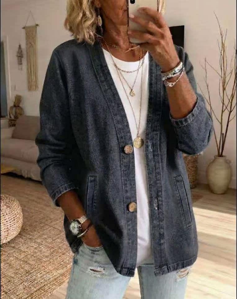 💕💕2026 Hot Sale Lightweight Denim Cardigan