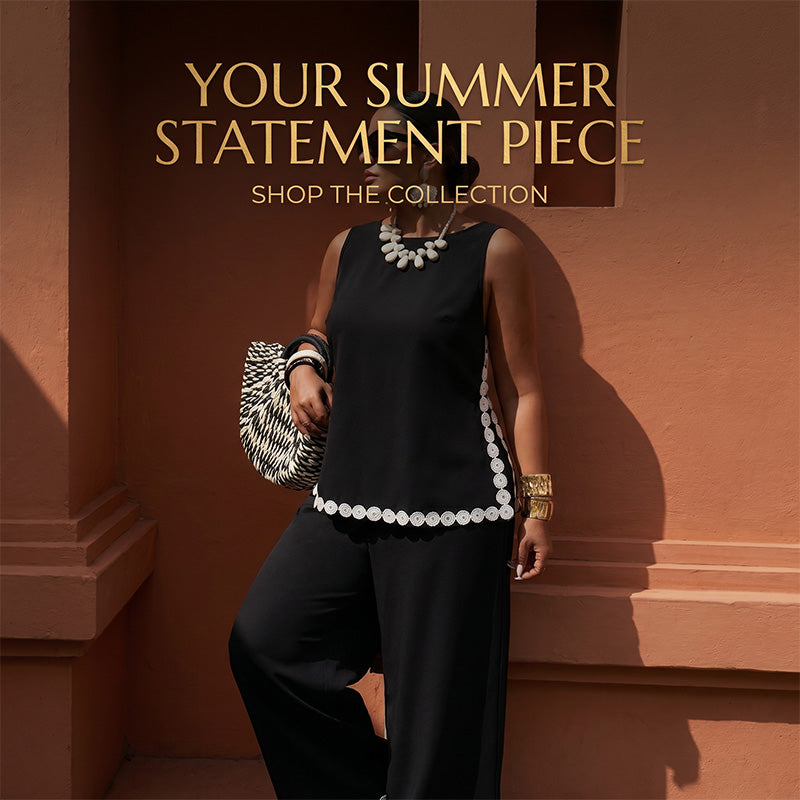 🔥50% OFF🔥Women's Sleeveless Top & Wide-Leg Pants Suit