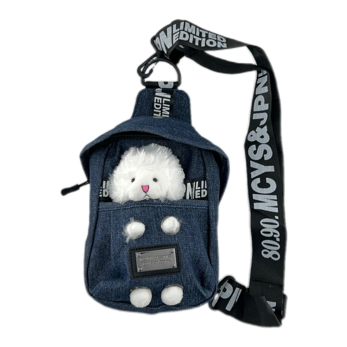 Last Day ⏰ 49% OFF Mini Denim Crossbody Sling Bag with Animal Charm Adjustable Strap
